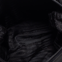 Pre Owned Prada Black Nylon and Leather Shoulder Bag