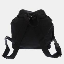 مملوكة مسبقًا Prada Black Nylon Logo Backpacks