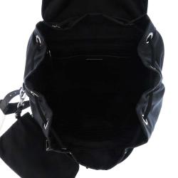 مملوكة مسبقًا Prada Black Nylon Logo Backpacks