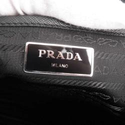مملوكة مسبقًا Prada Black Nylon Logo Backpacks