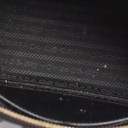 Pre Owned Prada Black Saffiano Patent Leather Small Promenade Satchel