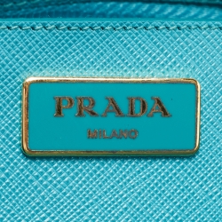 مملوكة مسبقًا Prada Blue Saffiano Leather Medium Galleria Tote