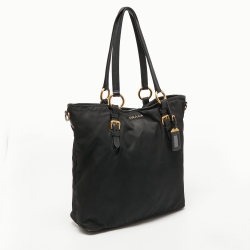 Prada Black Nylon Tote