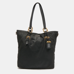 Prada Black Nylon Tote