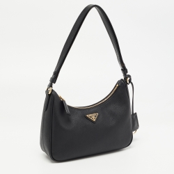 Prada Black Saffiano Leather Mini Bag