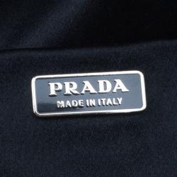Pre Owned Prada Brown Python Mini Satchel
