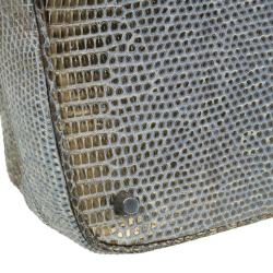 Pre Owned Prada Beige Lizard Leather Mini Bag