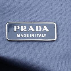 Pre Owned Prada Mauve Lizard Satin Small Handle Bag