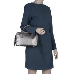 Pre Owned Prada Bronze Saffiano Lux Mini Satchel