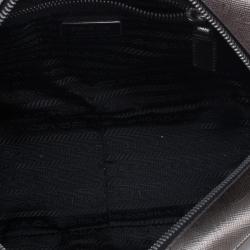 Pre Owned Prada Bronze Saffiano Lux Mini Satchel