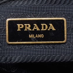 Prada Black Tessuto Nylon Front Pocket Messenger Bag