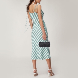 Pre Owned Prada Black Nylon Baguette Bag