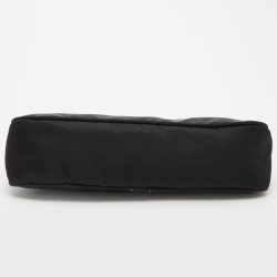 Pre Owned Prada Black Nylon Baguette Bag