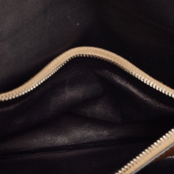 Pre Owned Prada Brown Saffiano Leather Mini Sound Top Handle Bag