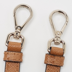 Pre Owned Prada Brown Saffiano Leather Mini Sound Top Handle Bag