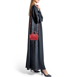 Prada Red Saffiano Lux Leather Mini Camera Crossbody Bag