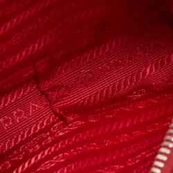Prada Red Saffiano Lux Leather Mini Camera Crossbody Bag