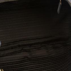 مملوكة مسبقًا Prada Clay Grey Saffiano Lux Medium Double-Zip Tote