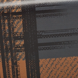 Pre Owned Prada Multicolor Tartan Leather Flap Top Handle Bag