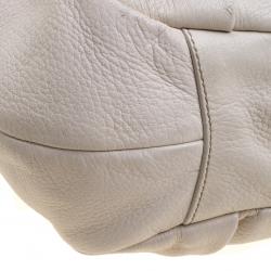 Pre Owned Prada Cream Leather Satchel