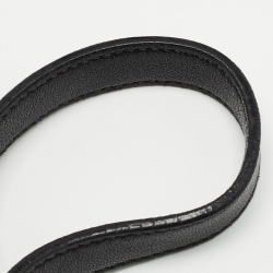 Pre Owned Prada Black Nylon and Leather Ring Handle Hobo