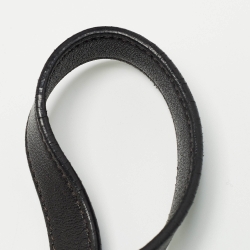 Pre Owned Prada Black Nylon and Leather Ring Handle Hobo