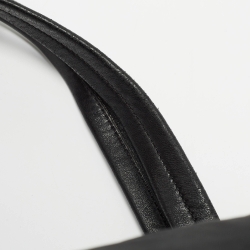 Pre Owned Prada Black Nylon and Leather Ring Handle Hobo