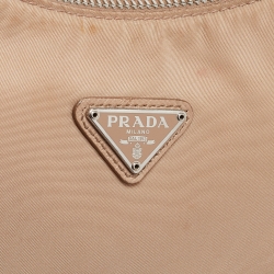 مملوكة مسبقًا حقيبة برادا باغيت ري إدشن 2005 جلد ونايلون بيج