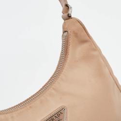 مملوكة مسبقًا حقيبة برادا باغيت ري إدشن 2005 جلد ونايلون بيج