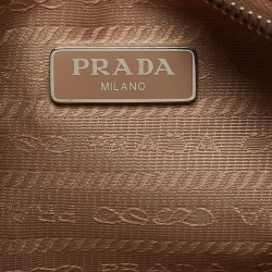 مملوكة مسبقًا حقيبة برادا باغيت ري إدشن 2005 جلد ونايلون بيج