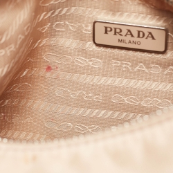 مملوكة مسبقًا حقيبة برادا باغيت ري إدشن 2005 جلد ونايلون بيج