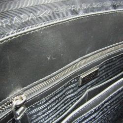 Prada Blue Saffiano leather  Briefcase