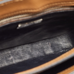 مملوكة مسبقًا Prada Brown Saffiano Leather Sound Top Handle Bag