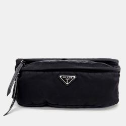 Pre Owned Prada Fabric beltbag