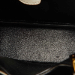 Pre Owned Prada White Saffiano Leather Small Panier Top Handle Bag