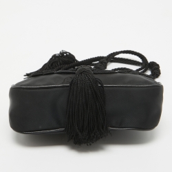 Pre Owned Prada Black Nylon Mini Passamaneria Crossbody Bag