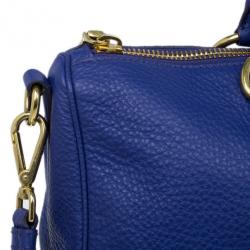 مملوكة مسبقًا Prada Purple Vitello Daino Zip Tote