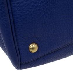 مملوكة مسبقًا Prada Purple Vitello Daino Zip Tote