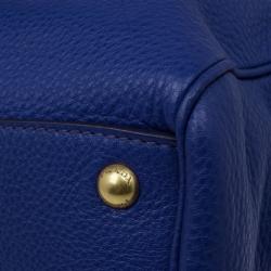 مملوكة مسبقًا Prada Purple Vitello Daino Zip Tote