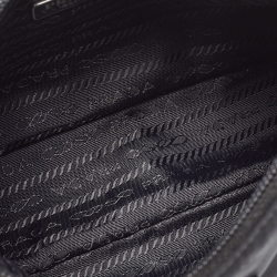 Prada Black Nylon Re-Edition 2000 Baguette Bag