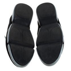 Pre Owned Prada Monochrome Mesh Cloudbust Low Top Sneakers Size 40.5