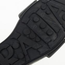 مملوكة مسبقًا Prada Sport Black Flat Slides Size 37.5
