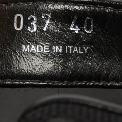 مملوكة مسبقًا Prada Black Canvas Cloudbust Thunder Sandals Size 40