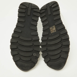 مملوكة مسبقًا حذاء رياضي برادا أربطة سويدي كحلي مقاس 38.5