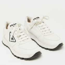 مملوكة مسبقًا حذاء رياضي برادا أربطة سويدي كحلي مقاس 38.5