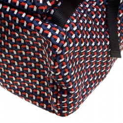 Prada Multicolor Vela Octagon Patterned Printed Nylon Tessuto Backpack
