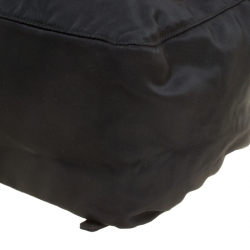 Prada Black Nylon Drawstring Backpack