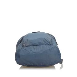 Prada Gray Tessuto Nylon Drawstring Backpack
