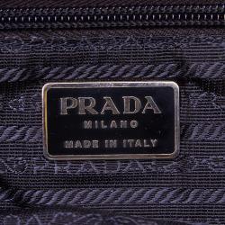Prada Gray Tessuto Nylon Drawstring Backpack