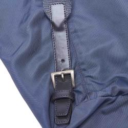 Prada Gray Tessuto Nylon Drawstring Backpack